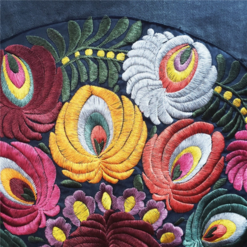 Blogger Favorite Vintage Floral Jean Jacket