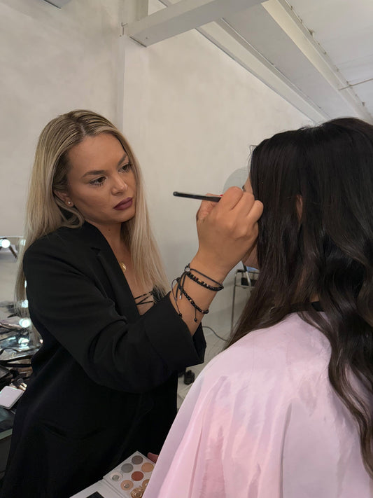 An Interview with Elena Dragomir, a cosmetic entrepreneur and global editorial makeup artist.