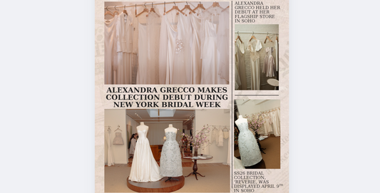 "Dreamlike moments that feel suspended in time" - Alexandra Grecco unveils SS26 Collection ‘Reverie’ in SOHO