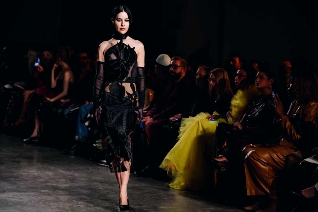 VOGUE RUNWAY Features Look 13: Christian Siriano at NYFW featuring Anna Alimani