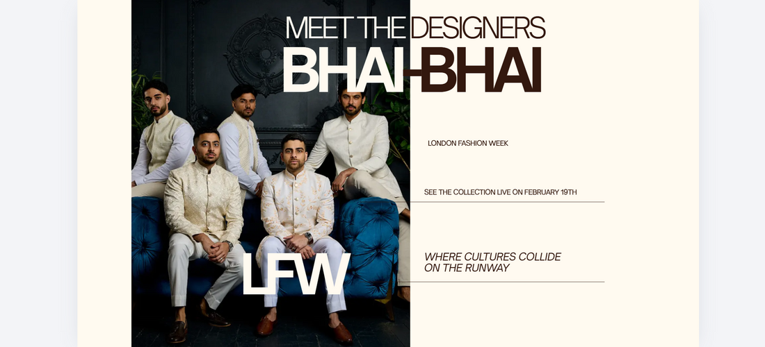 Men's Fashion Label, bhai-bhai, at London Fashion Week: From Dawn to Dusk