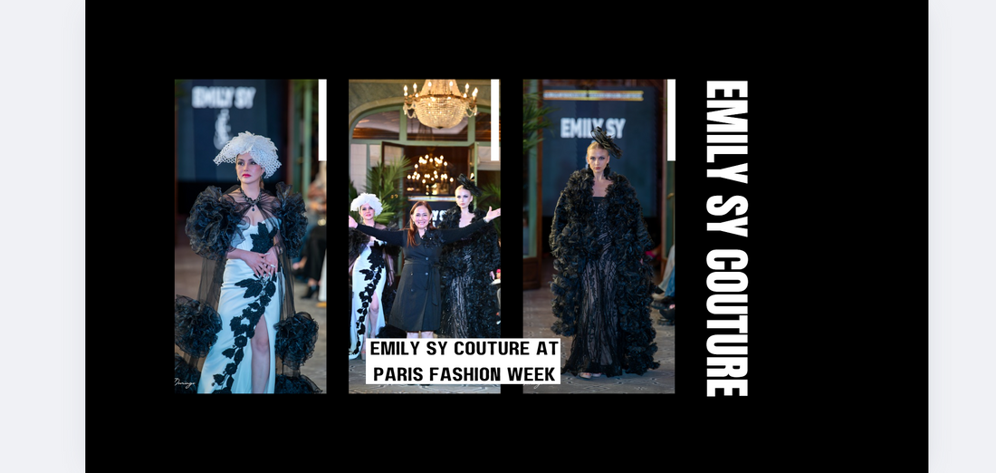 EMILY SY COUTURE: Midnight Mirage Shines at Paris Fashion Week