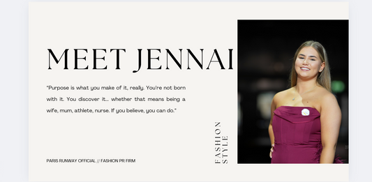 Jennai Keeber receives sponsorship into Paris Runway Official