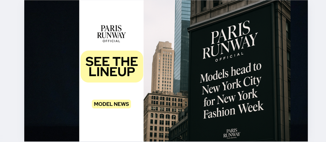 Paris Runway Official Models Head to New York City for New York Fashion Week