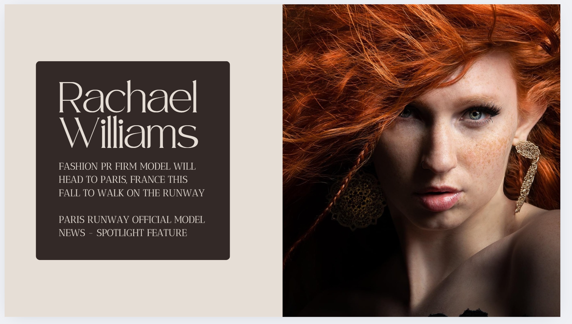 Rachael “Rae” Williams: A Creative Force Ready for Paris Fashion Week ...