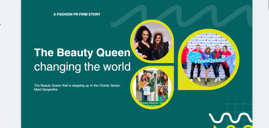 The Beauty Queen that is stepping up in the Charity Sector - Meet Sangeetha