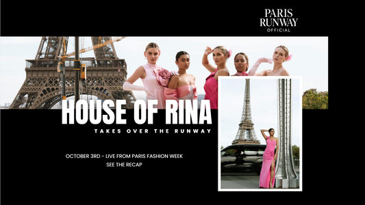 House of Rina Debuts “Gulabi Pink” at Paris Fashion Week: A Tribute to Feminine Strength and Empowerment