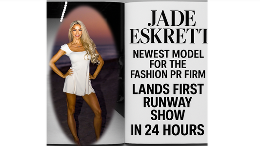 Jade Eskrett, Miss Leeds, Lands First Runway Show Just 24 Hours After Signing With Fashion PR Firm
