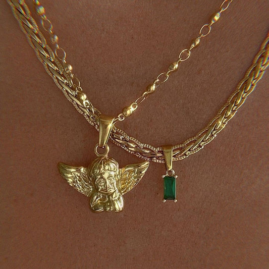 Angel Cupid Pendant Necklace